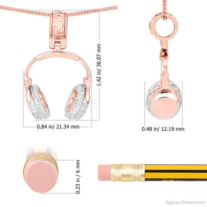 DJ Music Headphone Pendant