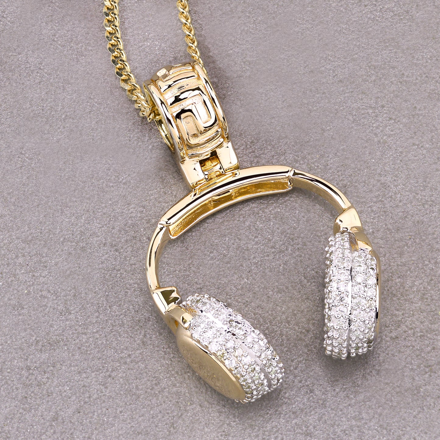 DJ Music Headphone Pendant
