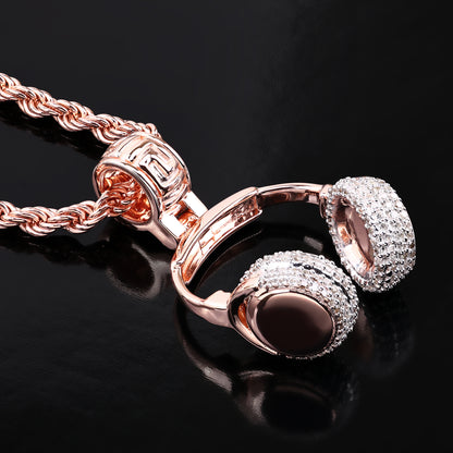 DJ Music Headphone Pendant