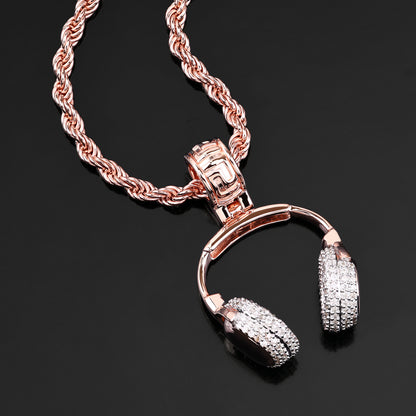 DJ Music Headphone Pendant