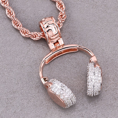 DJ Music Headphone Pendant