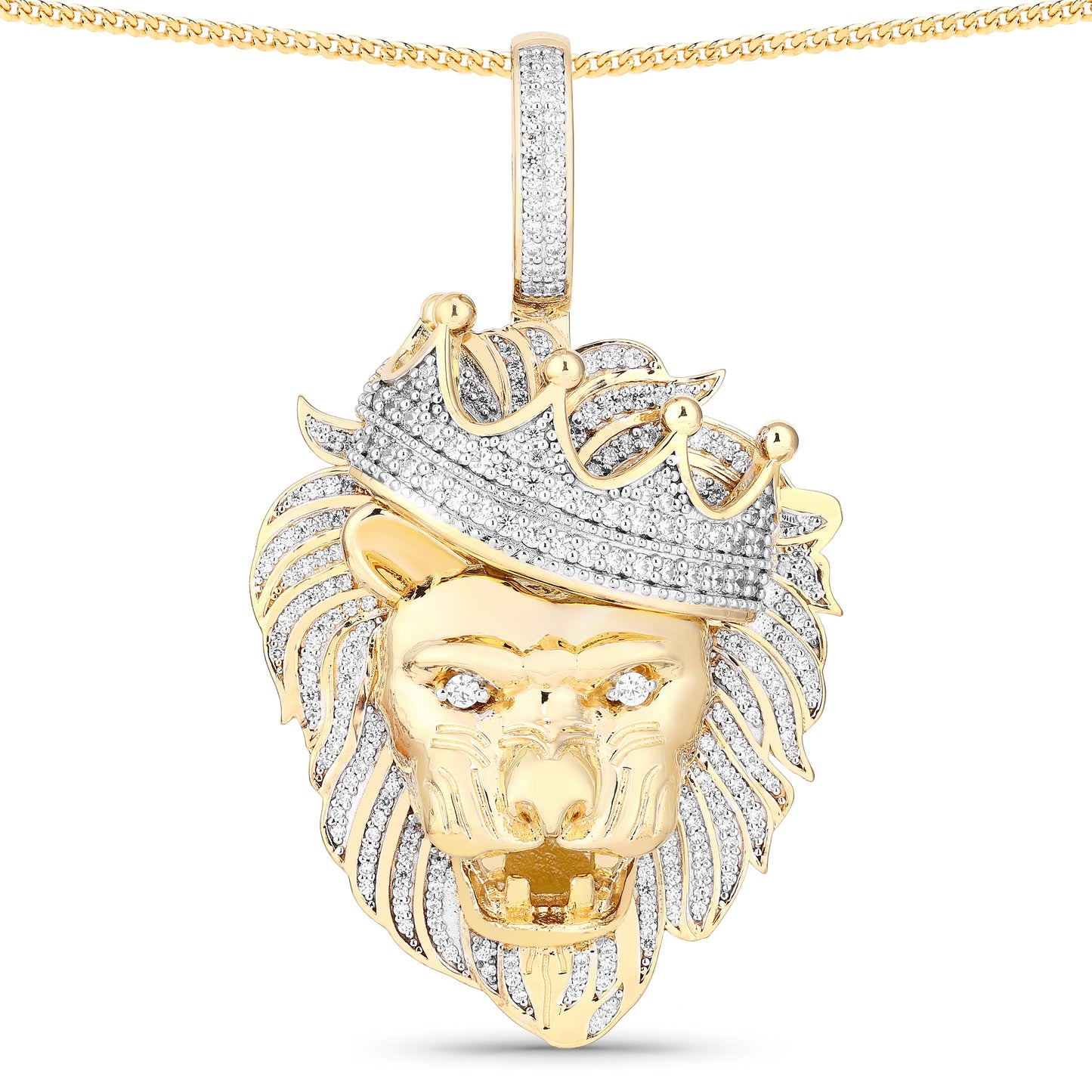 King of the Jungle Lion Pendant