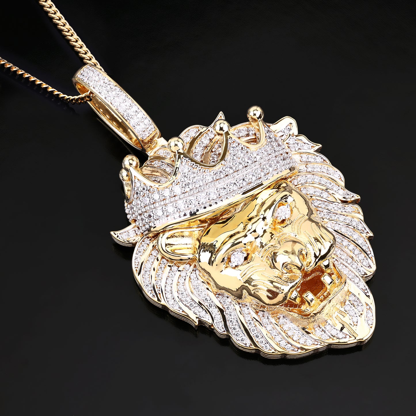 King of the Jungle Lion Pendant