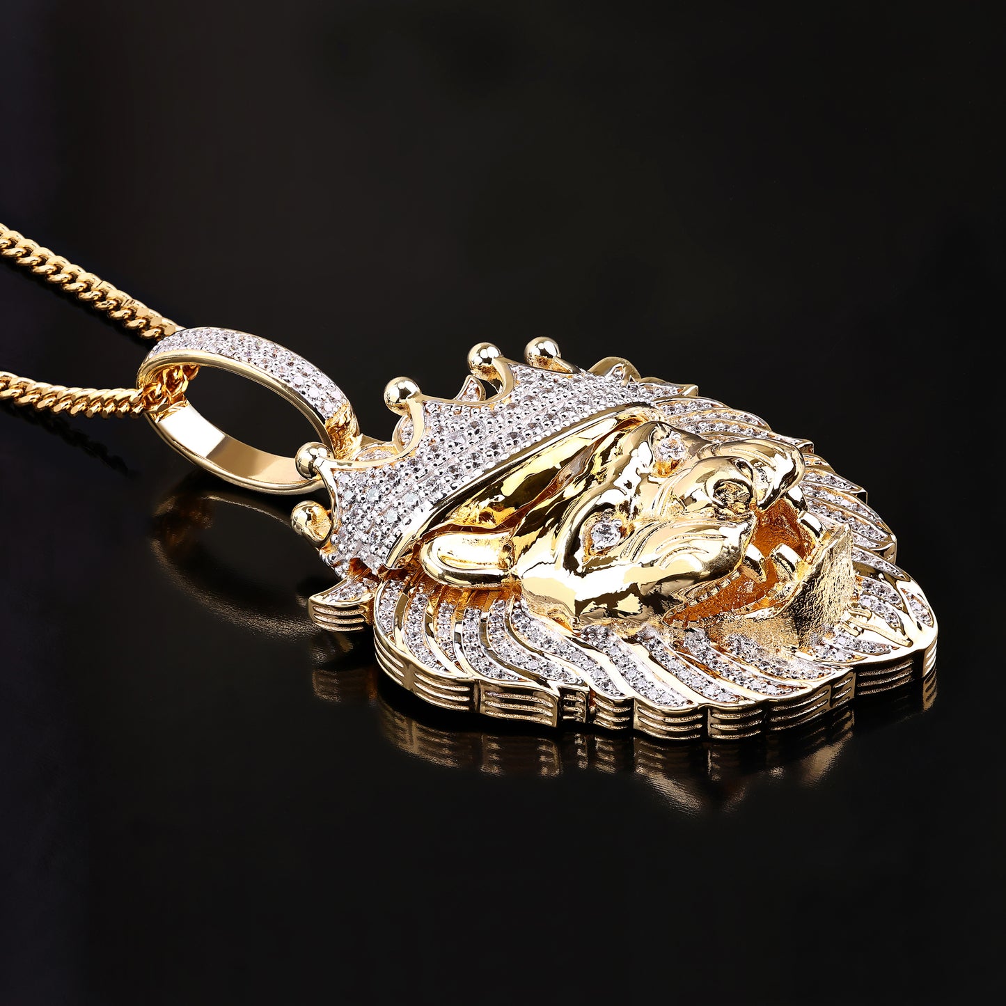 King of the Jungle Lion Pendant