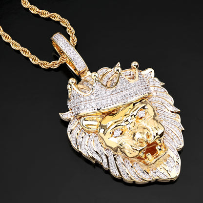 King of the Jungle Lion Pendant