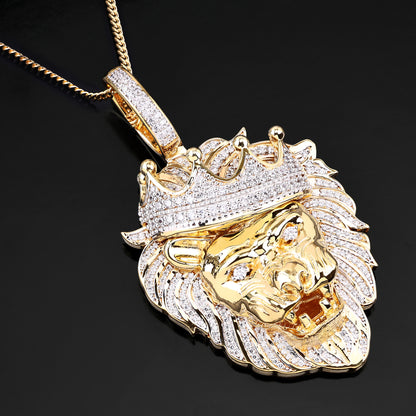 King of the Jungle Lion Pendant