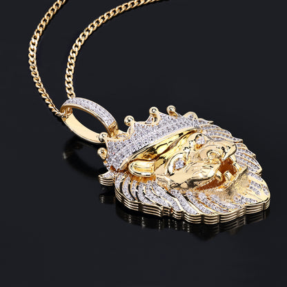 King of the Jungle Lion Pendant