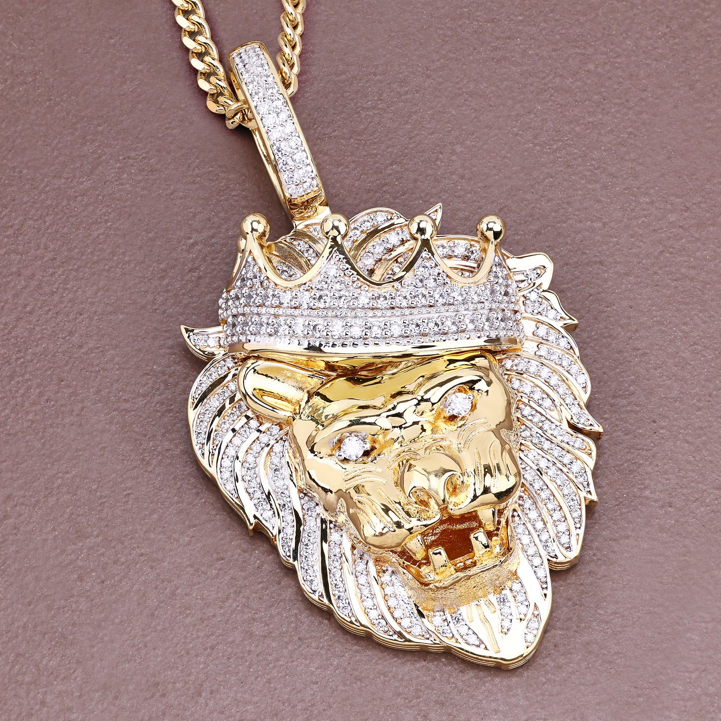 King of the Jungle Lion Pendant