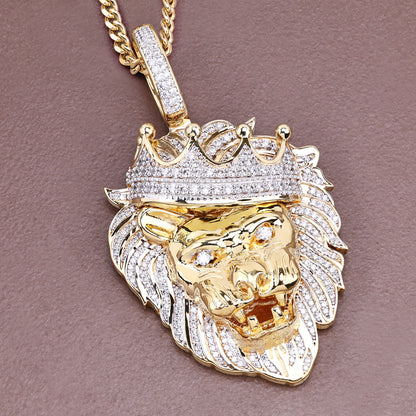 King of the Jungle Lion Pendant