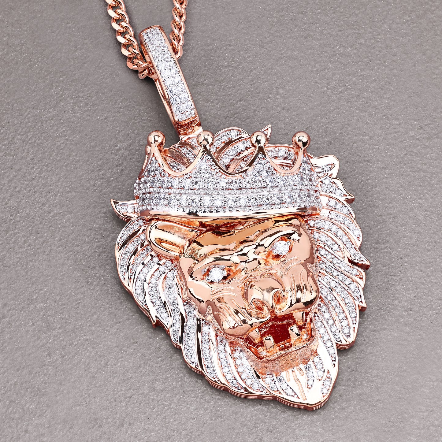 King of the Jungle Lion Pendant