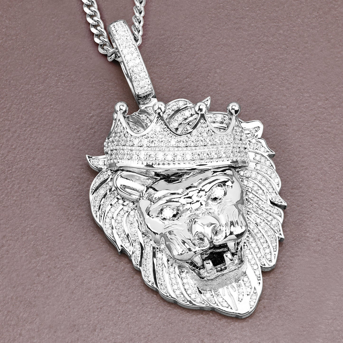 King of the Jungle Lion Pendant