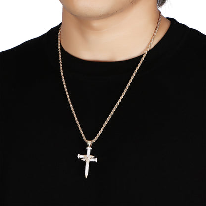 Nail Cross Pendant