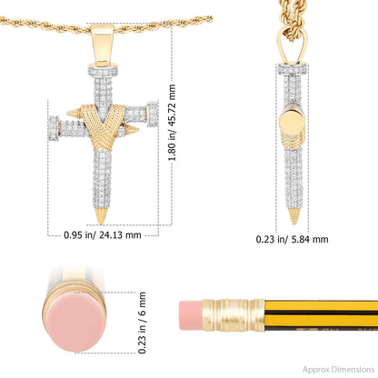 Nail Cross Pendant
