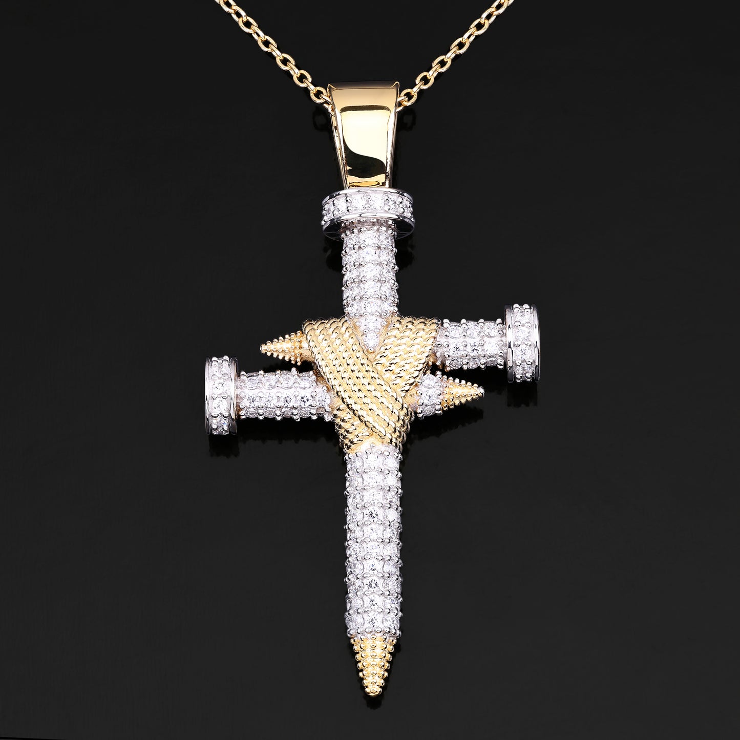 Nail Cross Pendant
