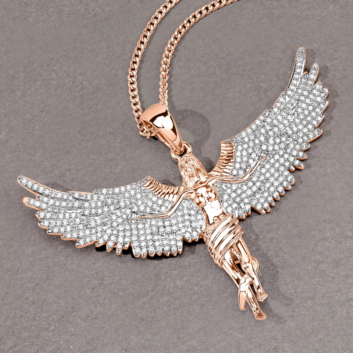 Soaring Angel Wings Pendant