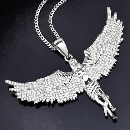Soaring Angel Wings Pendant