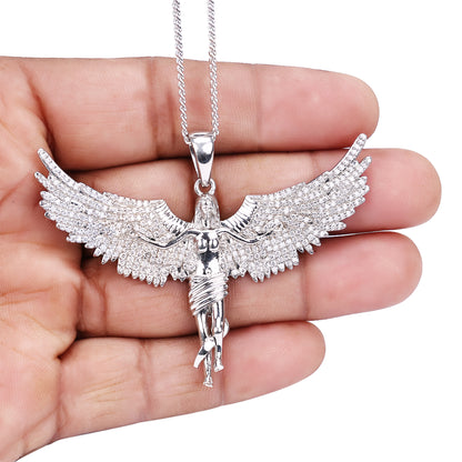 Soaring Angel Wings Pendant