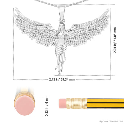 Soaring Angel Wings Pendant