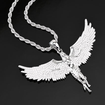 Soaring Angel Wings Pendant