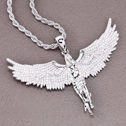 Soaring Angel Wings Pendant