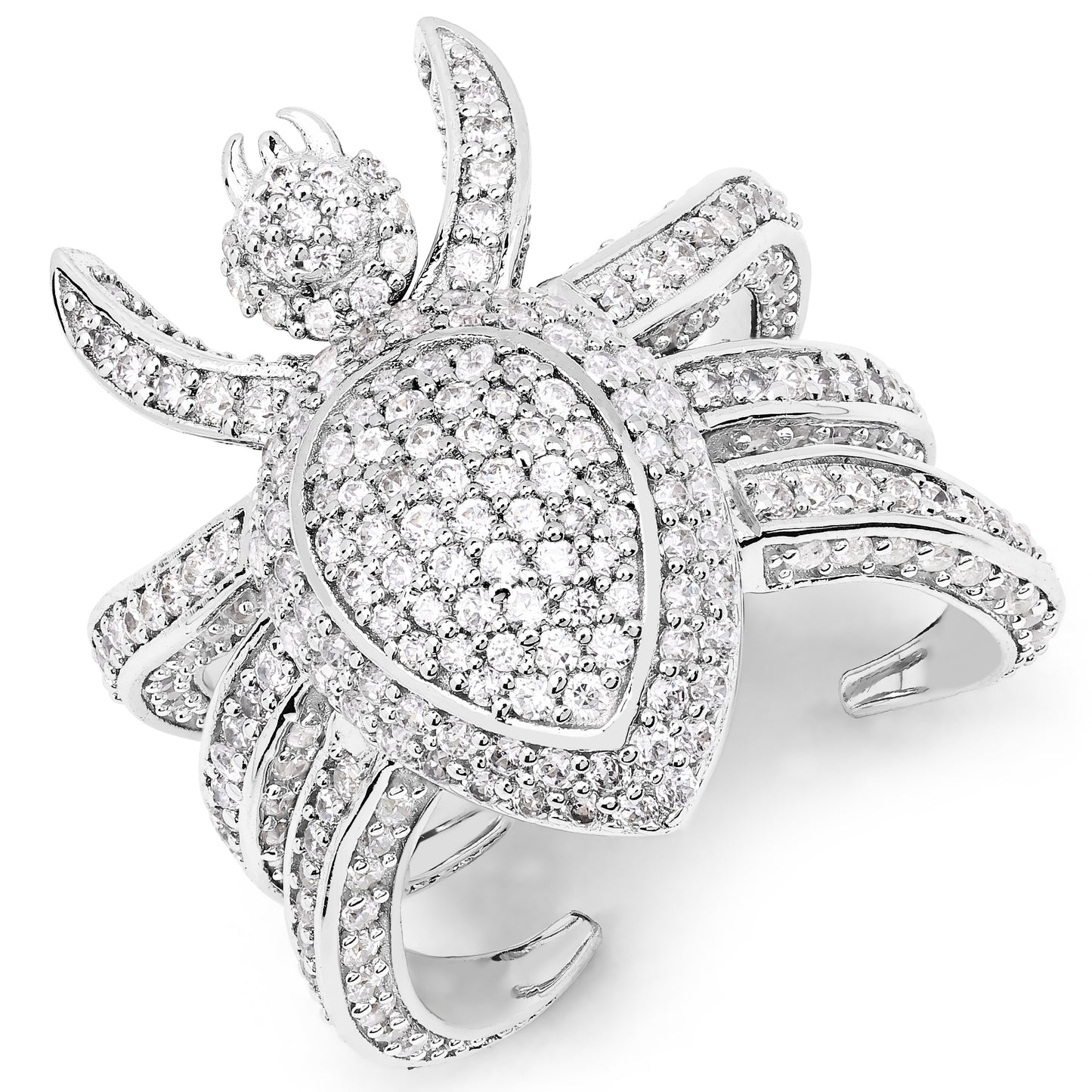 Hugging Spider Ring