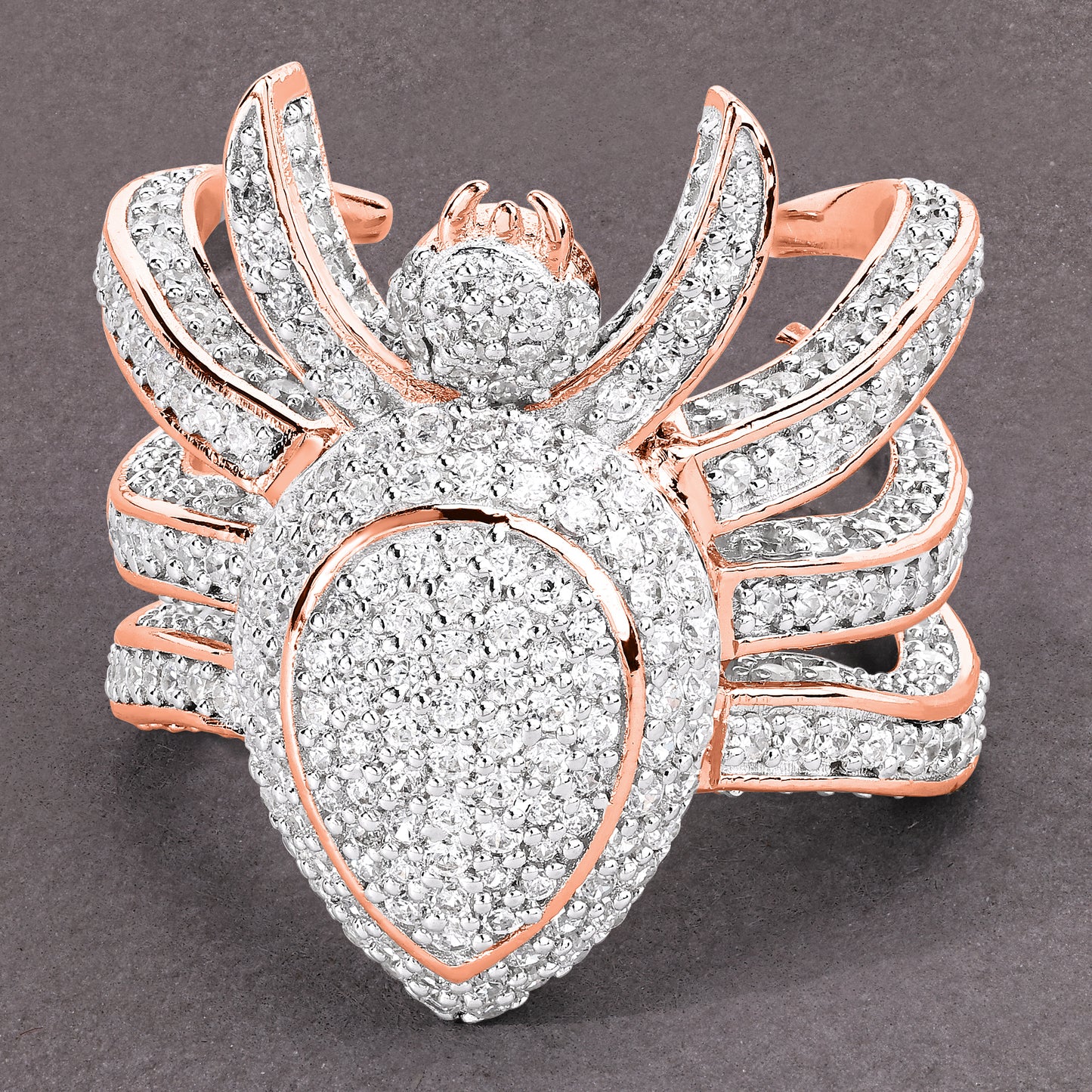 Hugging Spider Ring